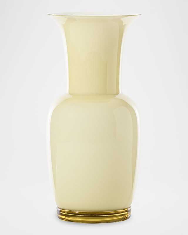 Venini Opalino Vase, 12"
